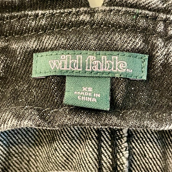 Wild Fable jean skirt overalls, size XS - Picture 3 of 5